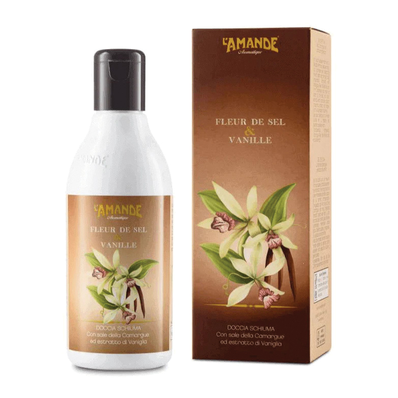 L'AMANDE - Fleur de Sel &amp; Vanille - Doccia Schiuma 250 Ml