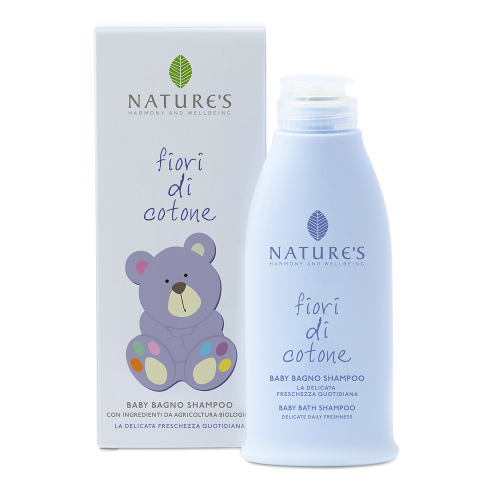 Natures fiori di cotone baby bagno shampoo