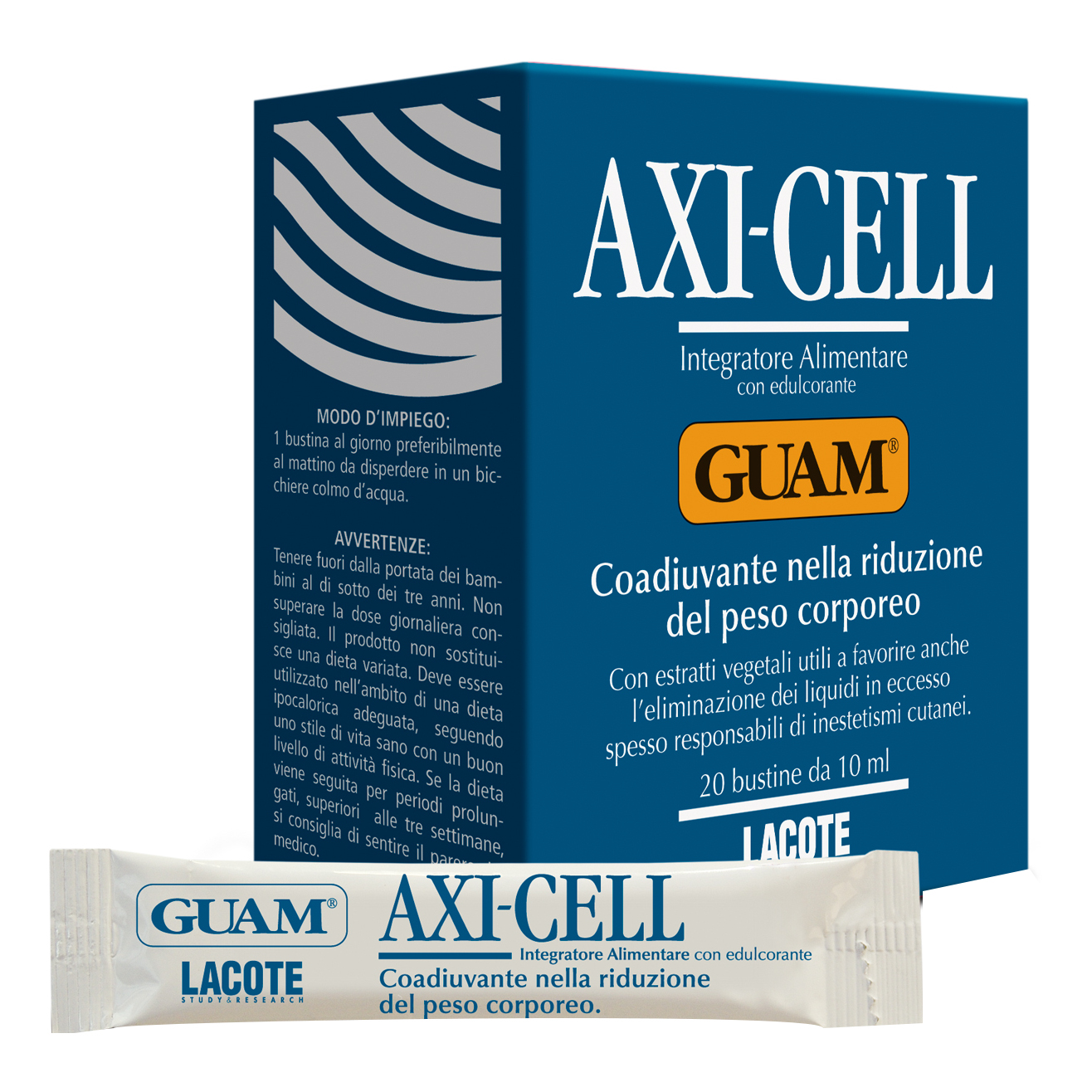 Guam axi-cell 20 bustine da 10 ml