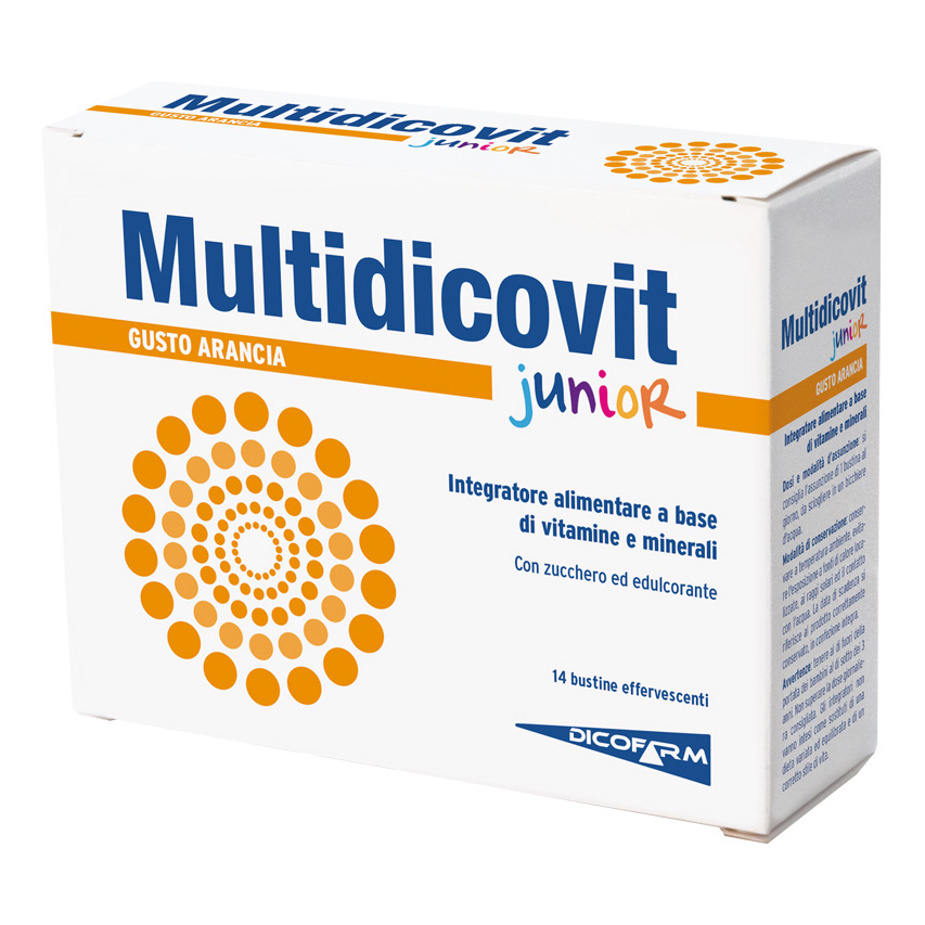 Multidicovit jr arancia 14 bustine