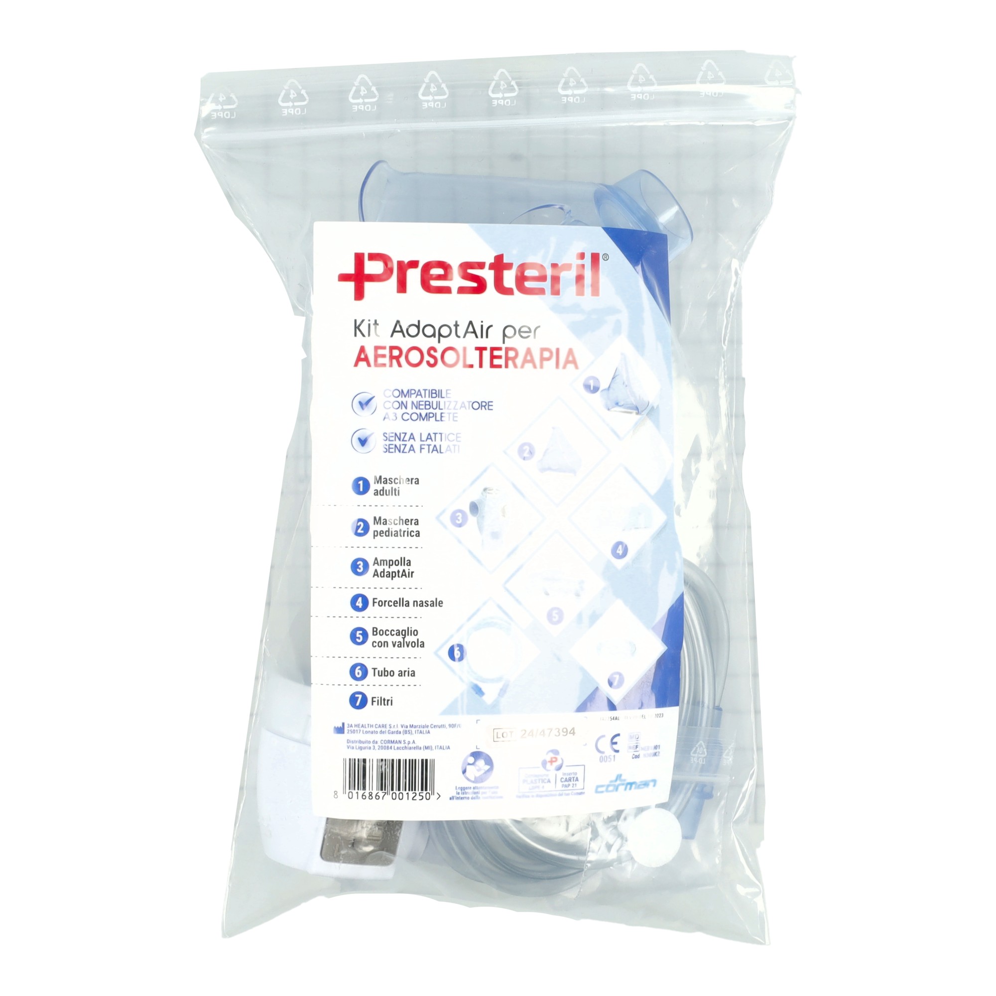 Medipresteril kit nebul.adapta