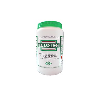 Polvere idrosolubile per preparazione di soluzioni decontaminanti/sterilizzanti lh peracetic ii a bse di sodio percarbonato e tetracetiletilendiammina 1 kg