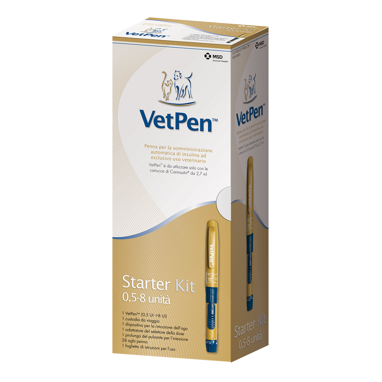 Caninsulin Vetpen 8 Ui (0,5 - 8 Ui) Starter Kit