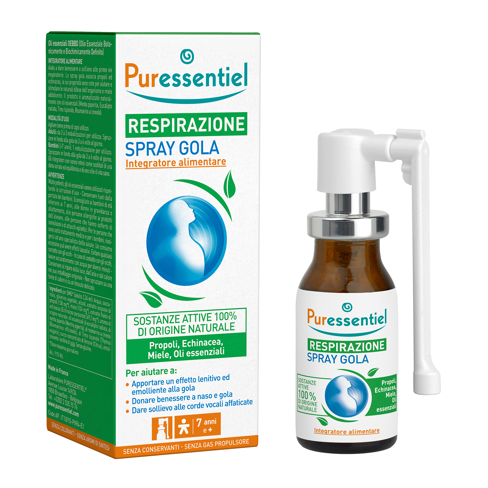 Puressentiel respirazione spray gola 15 ml