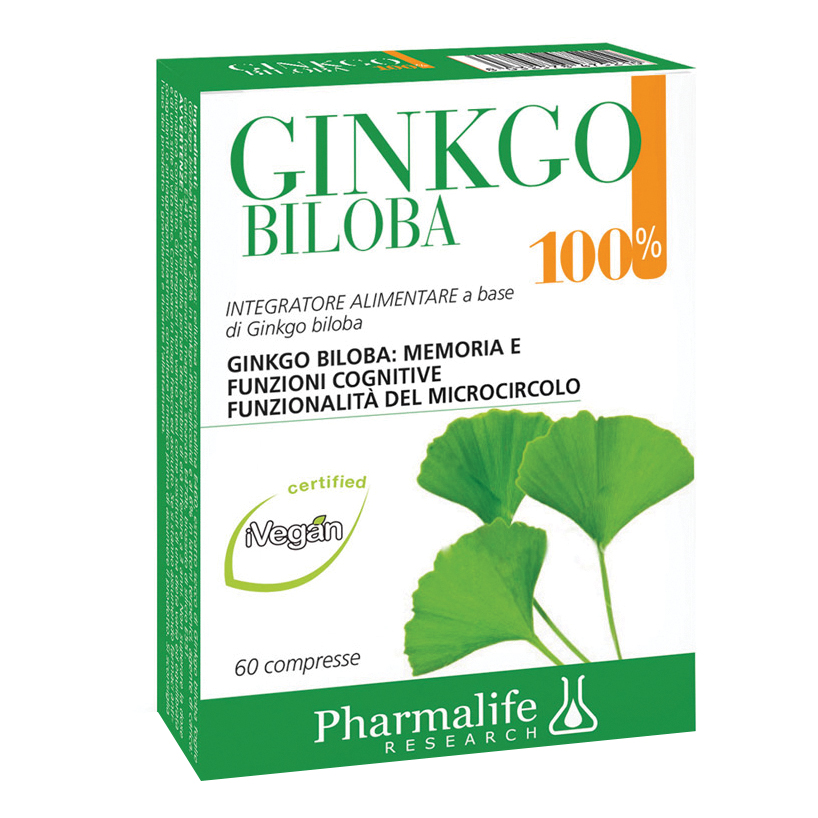 Ginkgo Biloba 100% 60 Compresse Prh