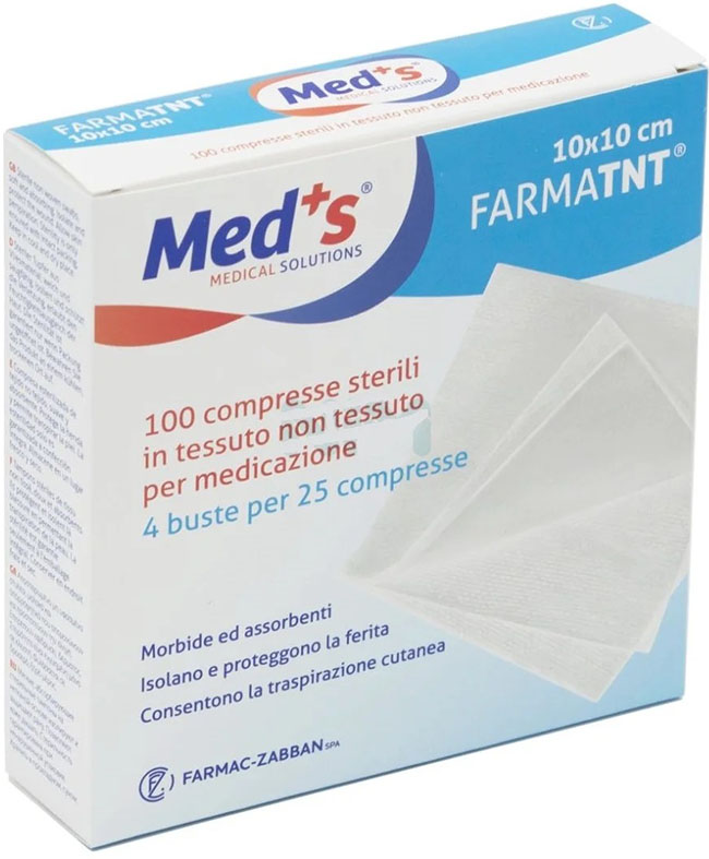 Meds Tnt Garza 10x10cm 100pezzi