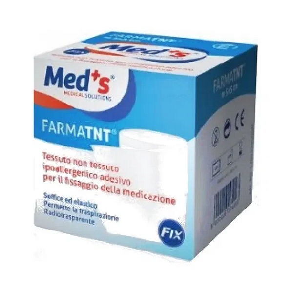 Cerotto meds farmatnt tessuto non tessuto fix ipoallergenico adesivo 500x15cm