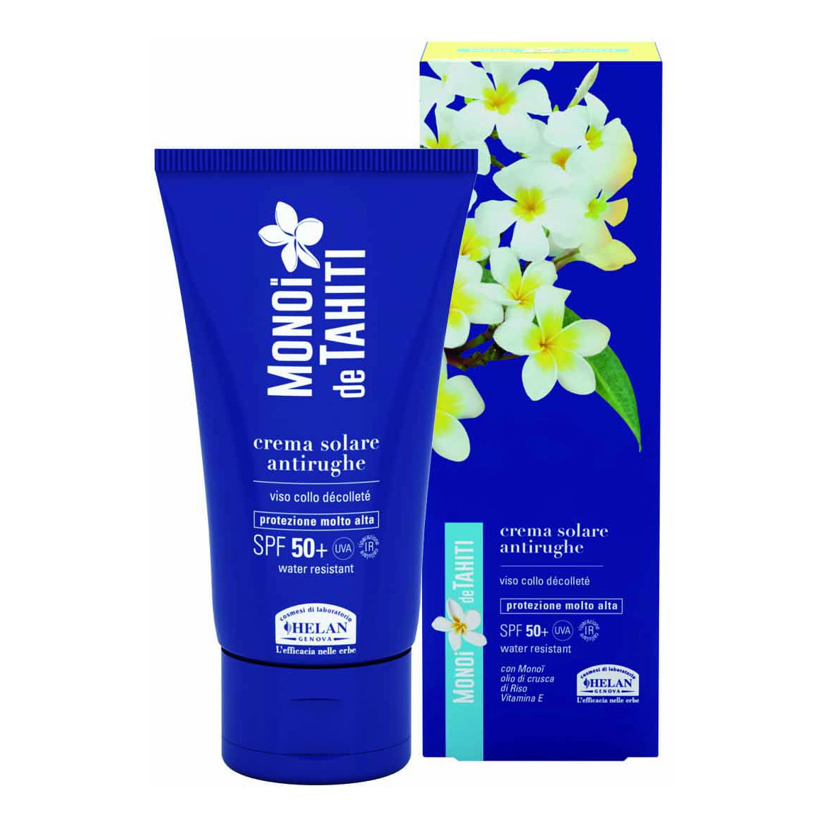 Monoï de Tahiti Crema Solare Antirughe SPF50+
