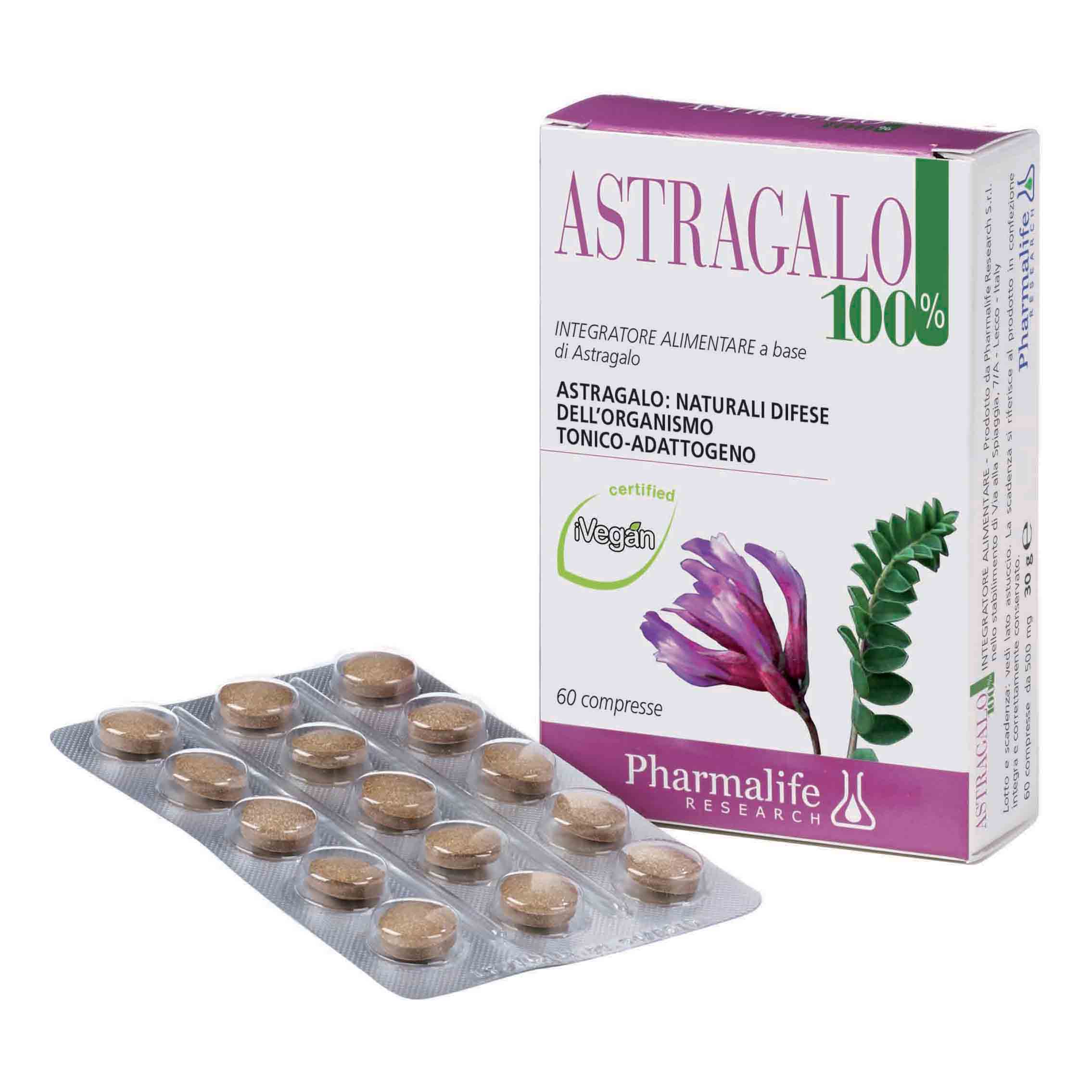 Pharmalife Research Astragalo 100% 60 Compresse
