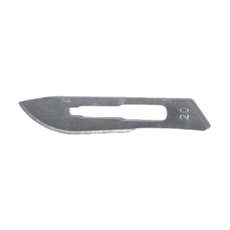Lame bisturi sterile inox figura 20 100 pezzi