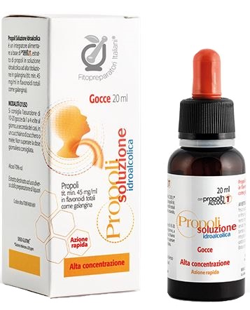 Soluzione idroalcolica propoli 70 gradi 20 ml