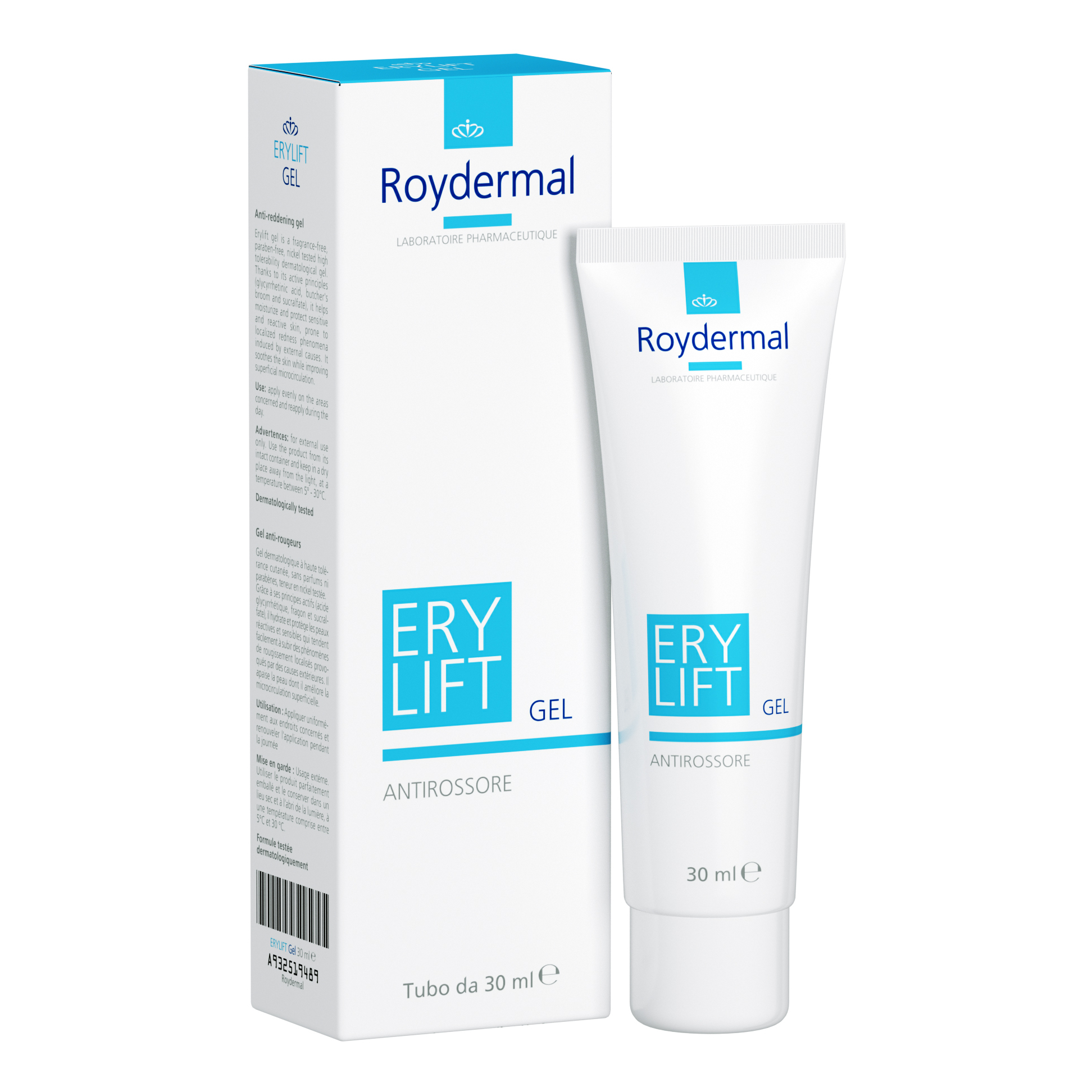 Erylift viso gel a-rossore30ml