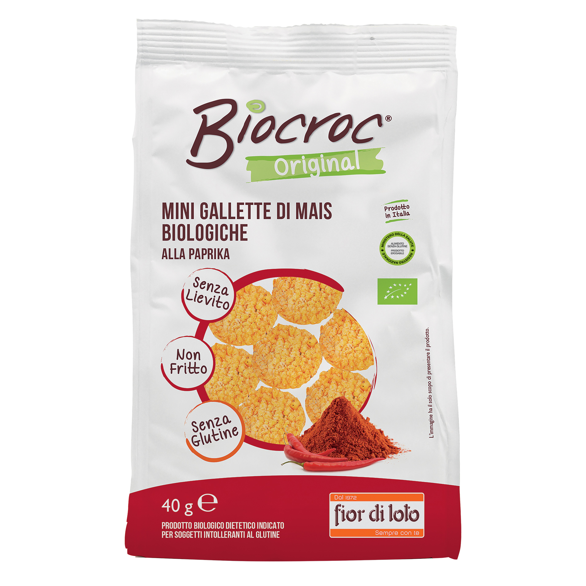 Fior di Loto Biocroc Margherita Galline Mais Paprika 40g