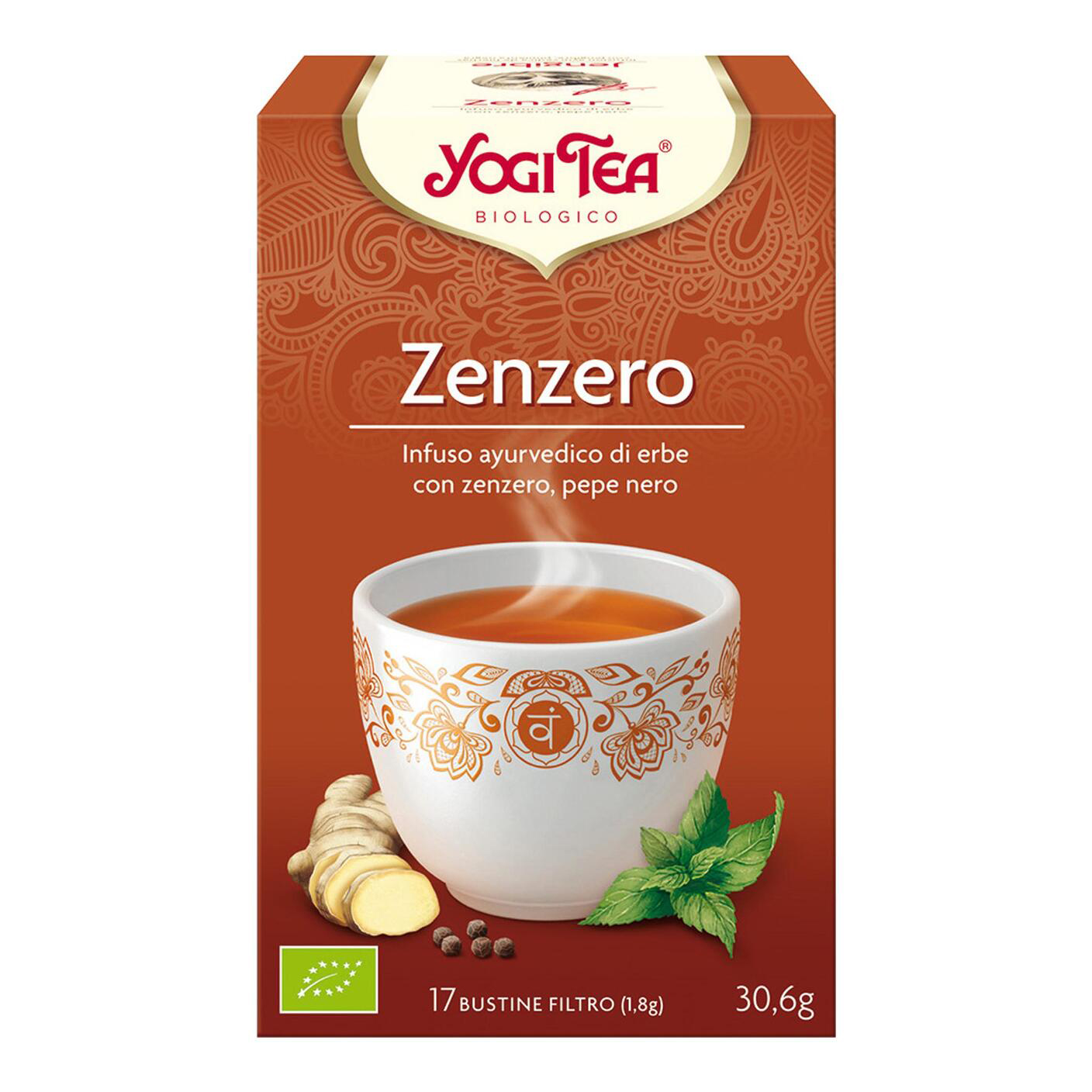 Yogi tea zenzero bio 17filtri