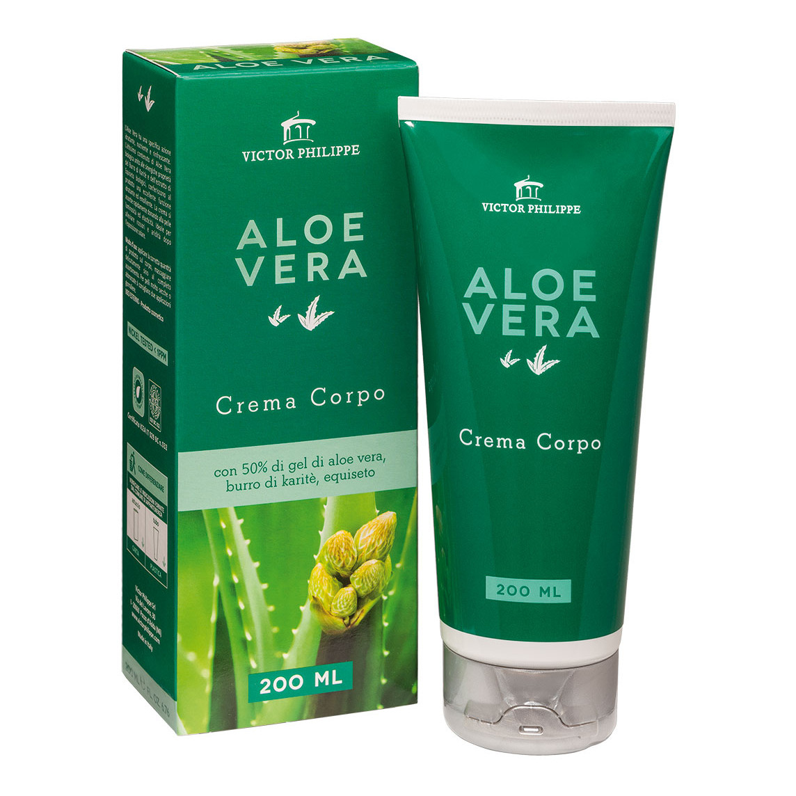 Aloe vera crema corpo bio 200 ml