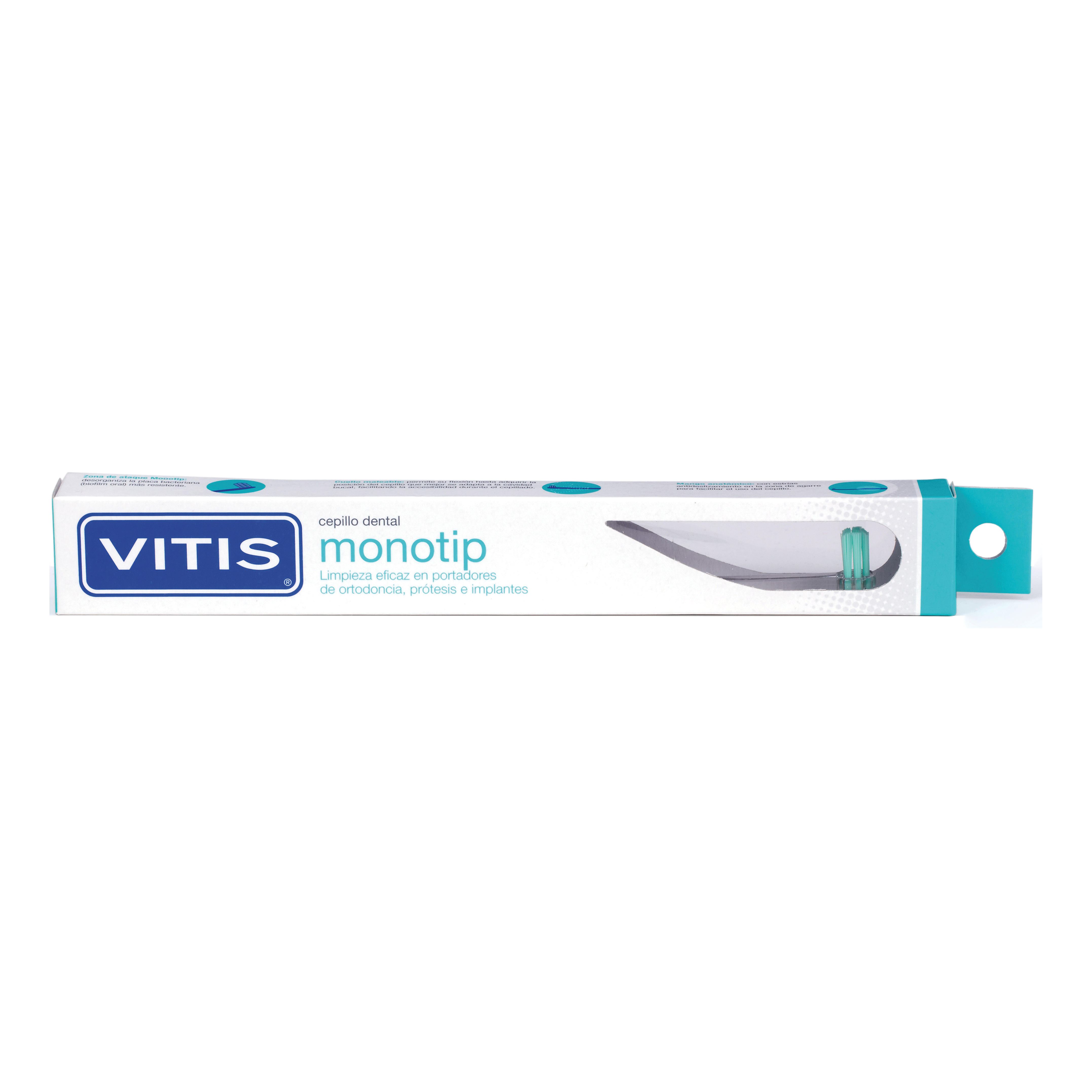 Vitis Monotip Spazzolino Testina Rotonda 1 Pezzo