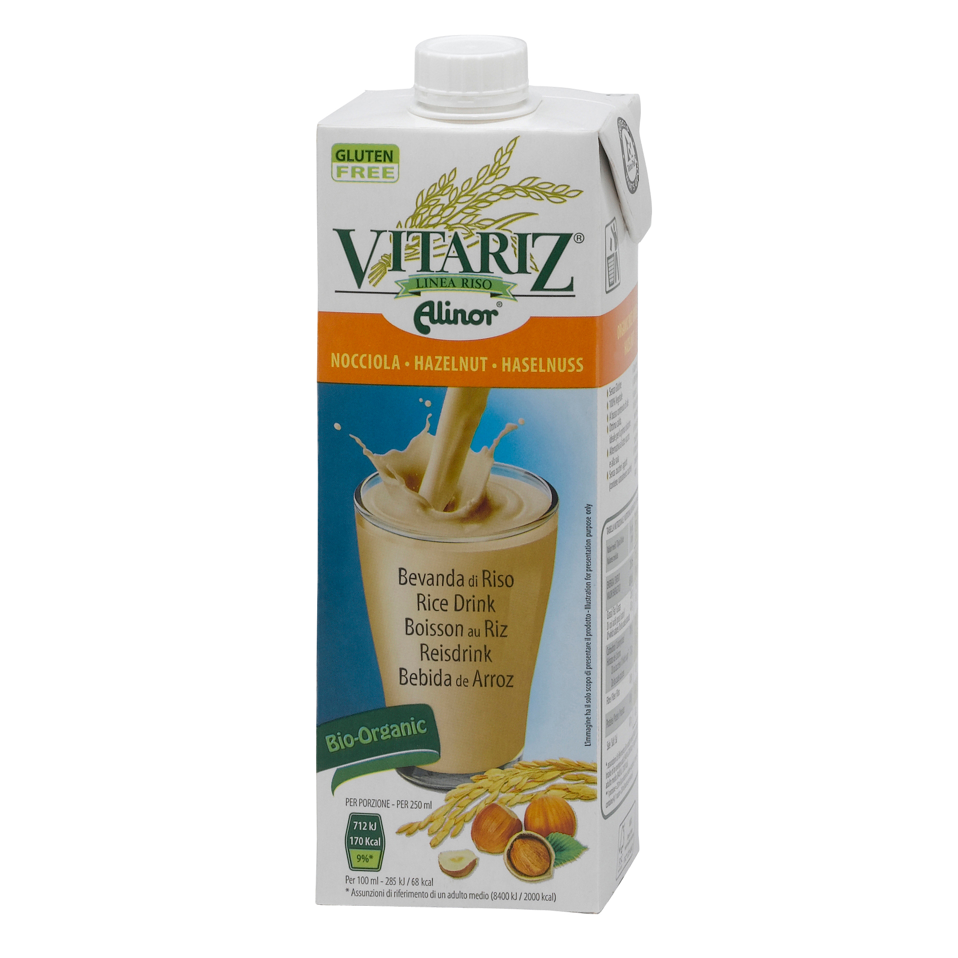 Vitariz Latte Riso Nocciole Bio 1 Litro