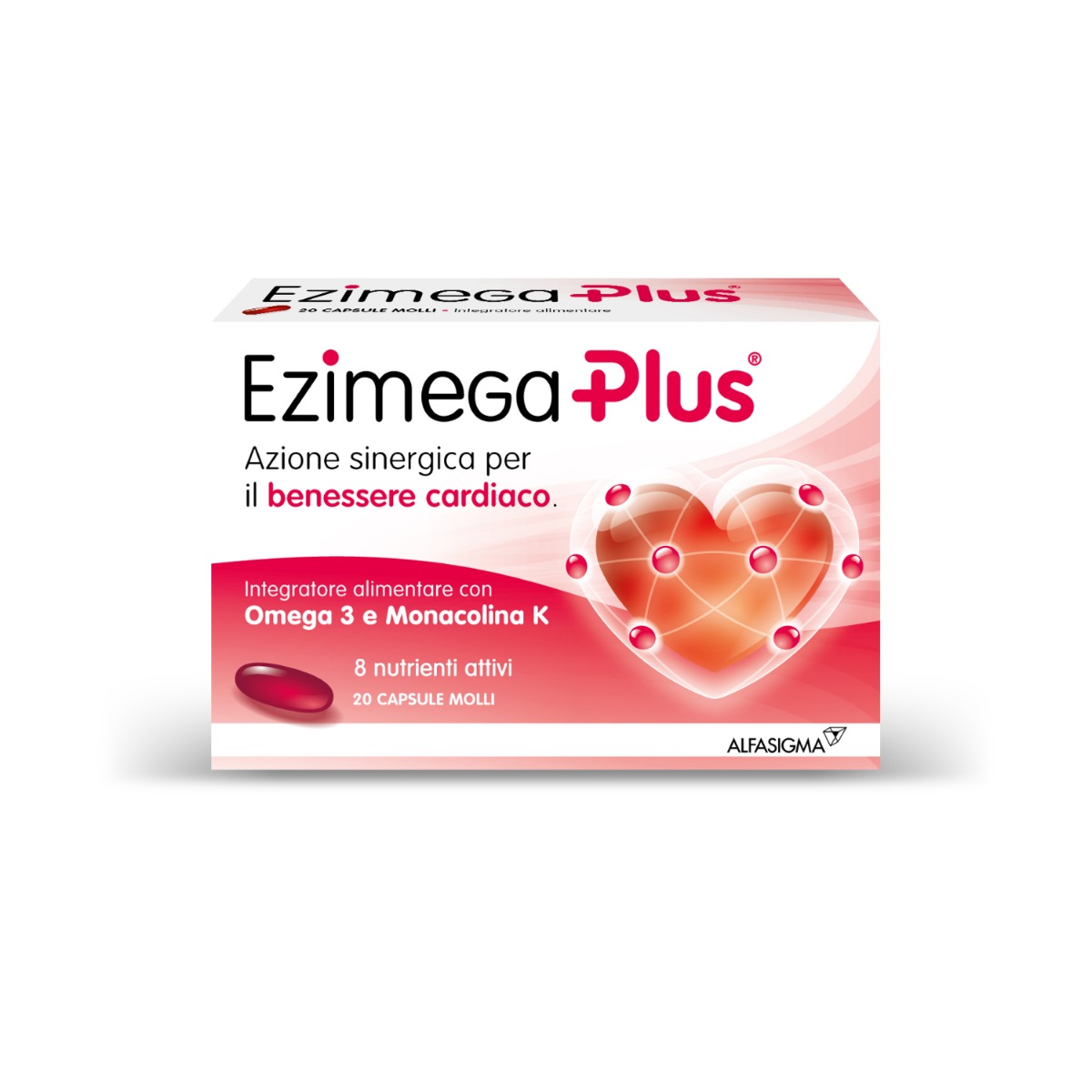 Ezimega Plus Integratore Controllo Colesterolo 20 Capsule Molli