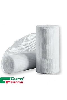 Benda di garza idrofila cura in puro cotone non elastica con bordi orlati antisfilacciamento 5 x 500 cm
