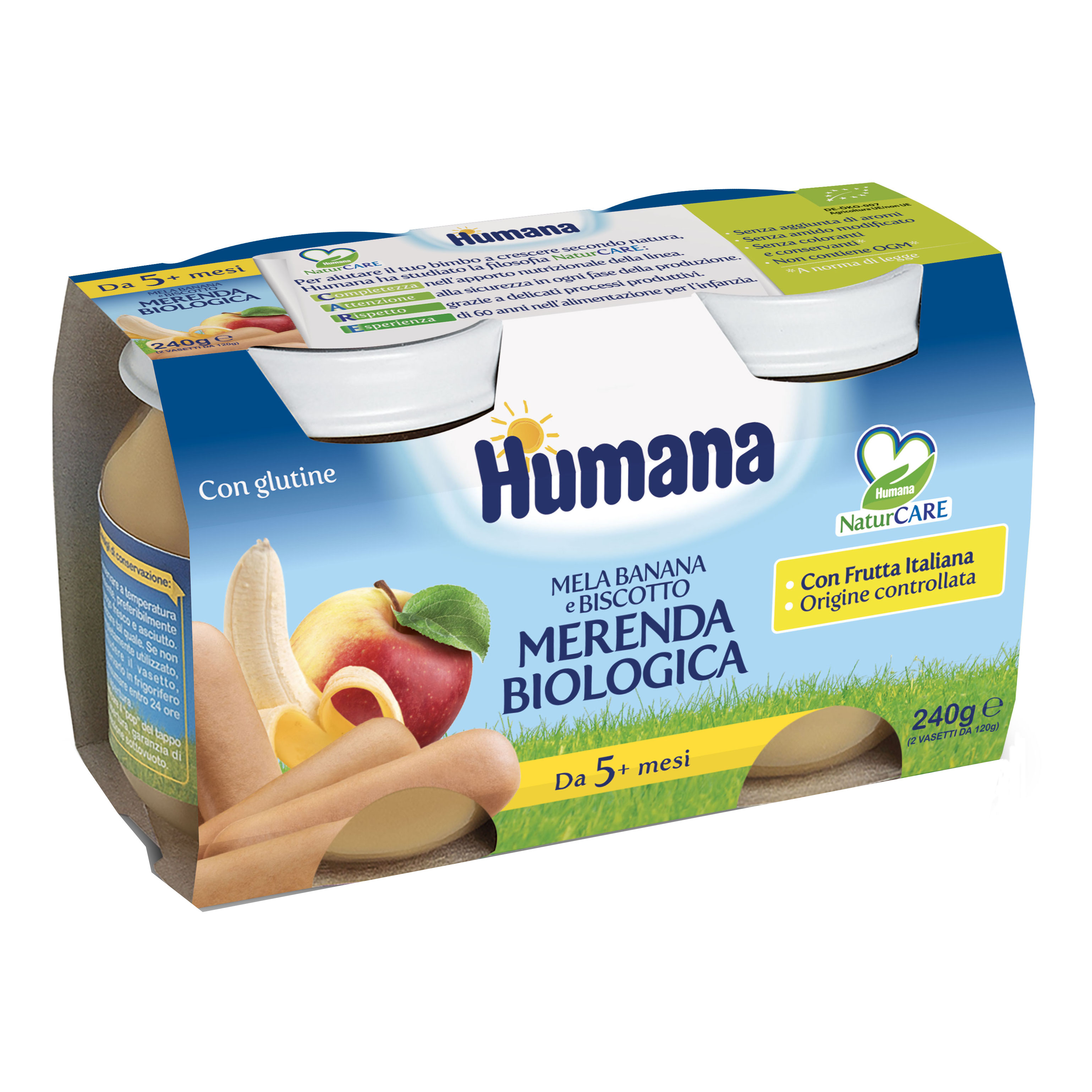 Humana mer me/ban/bis bio 240g