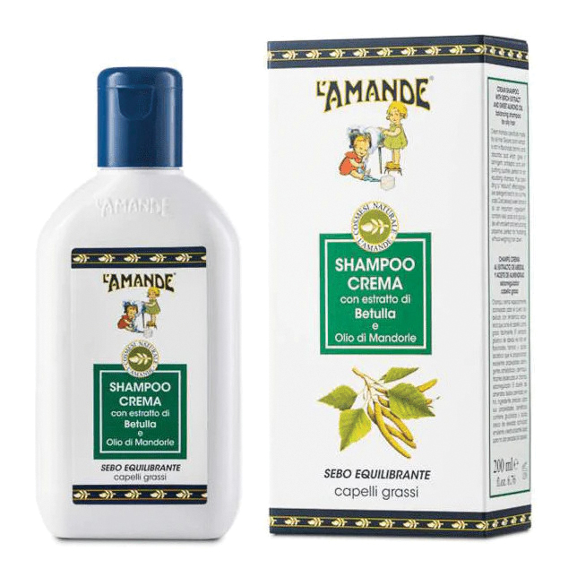 L'amande marseille shampoo crema betulla/grassi sebo equilibrante 200 ml