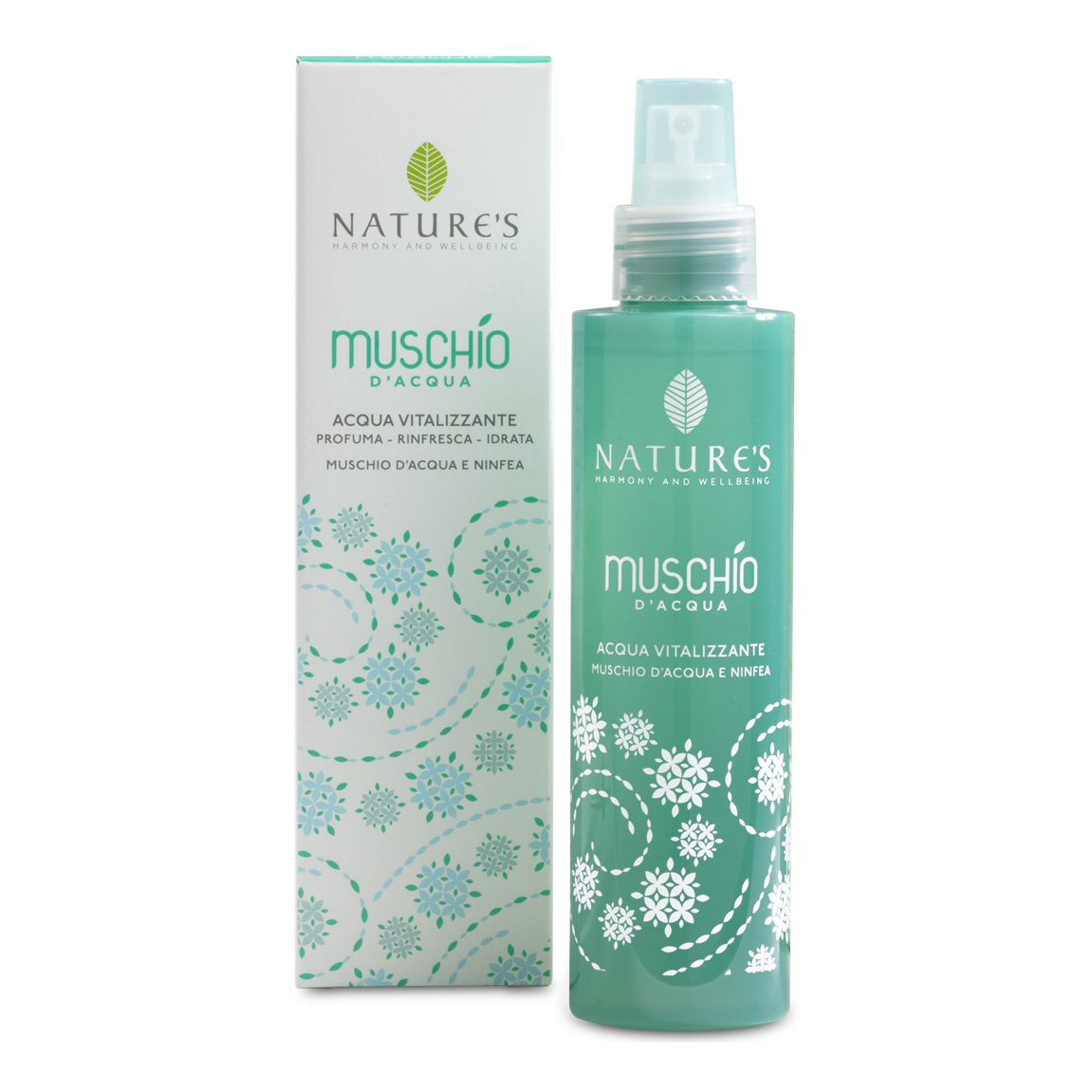 Natures muschio d'acqua acqua vitalizzante