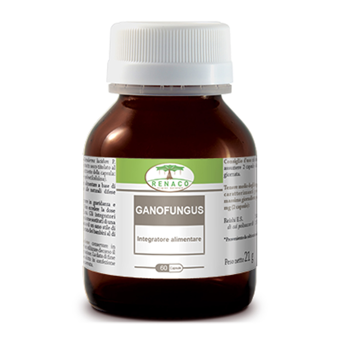 Ganofungus 60 capsule flacone 24 g