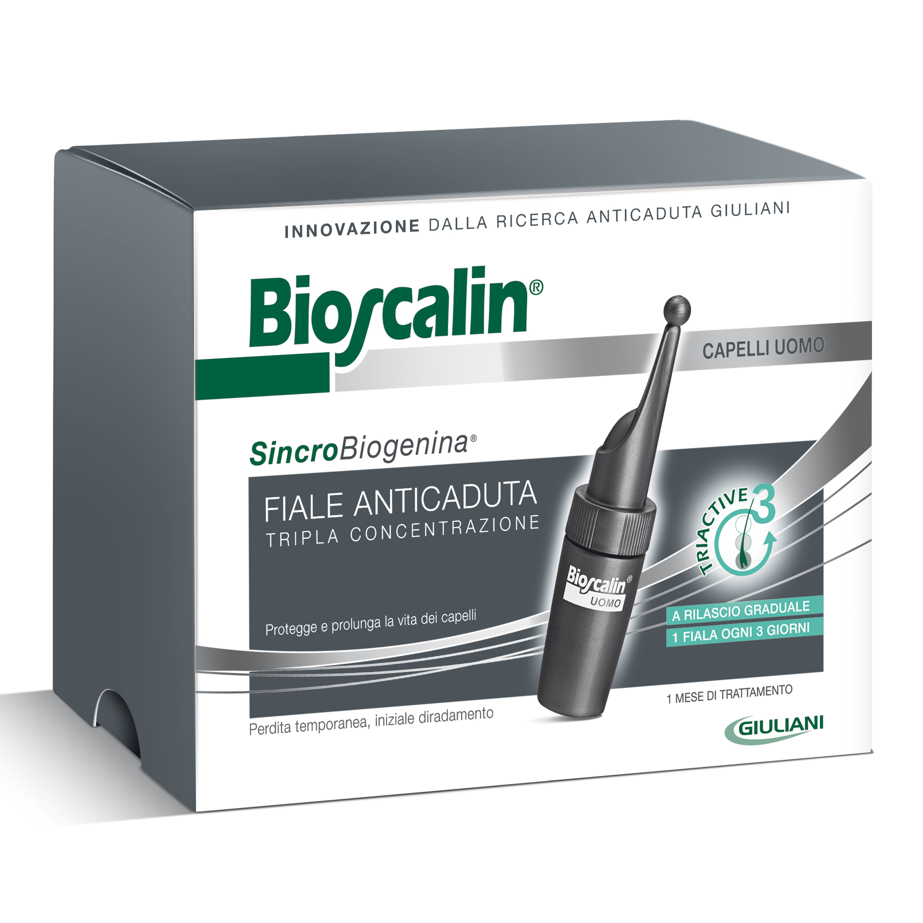 Bioscalin 10 fiale uomo sincrobiogenina con triactive