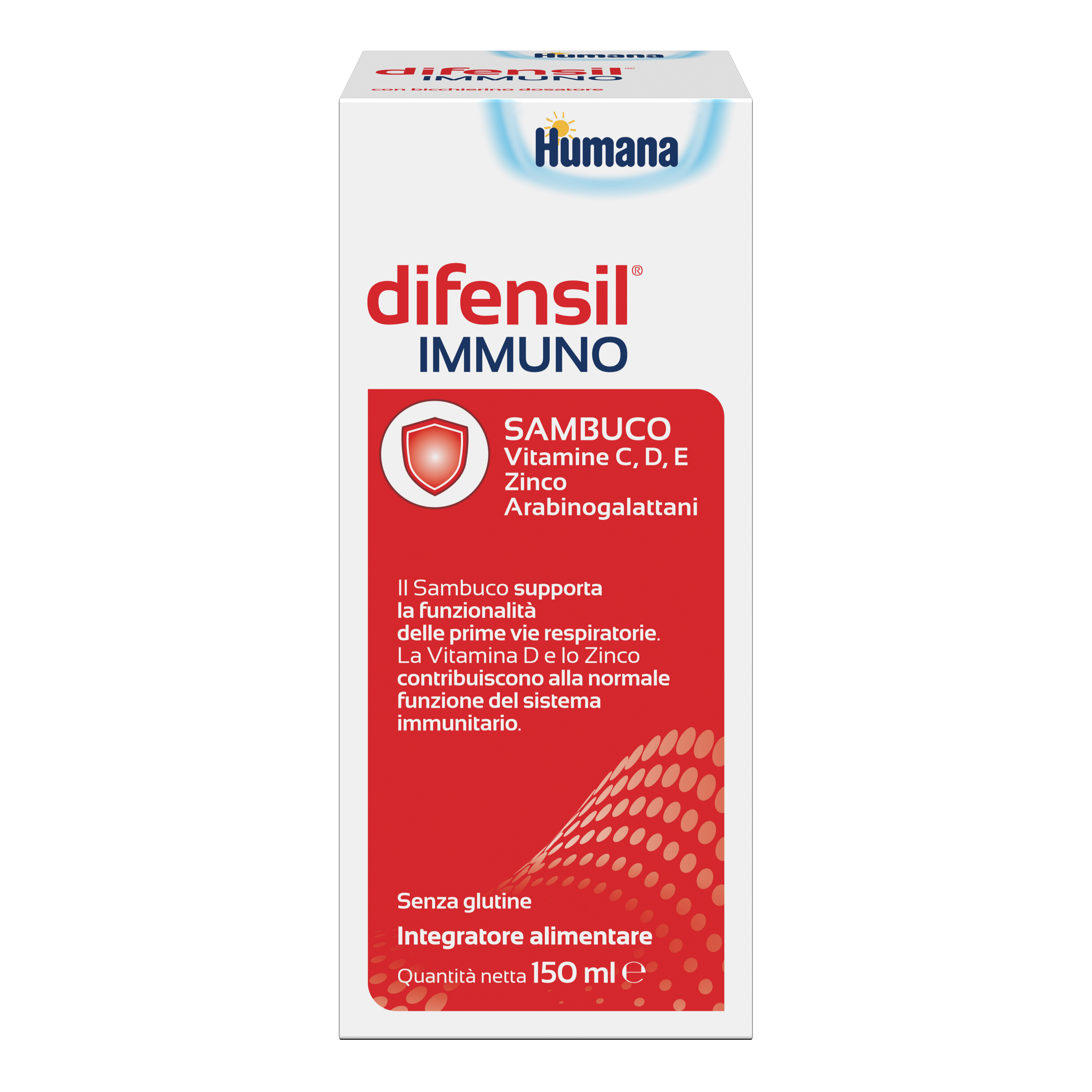 Humana Italia Humana Difensil Immuno Integratore Per Difese Immunitarie 150Ml - Immagine 3