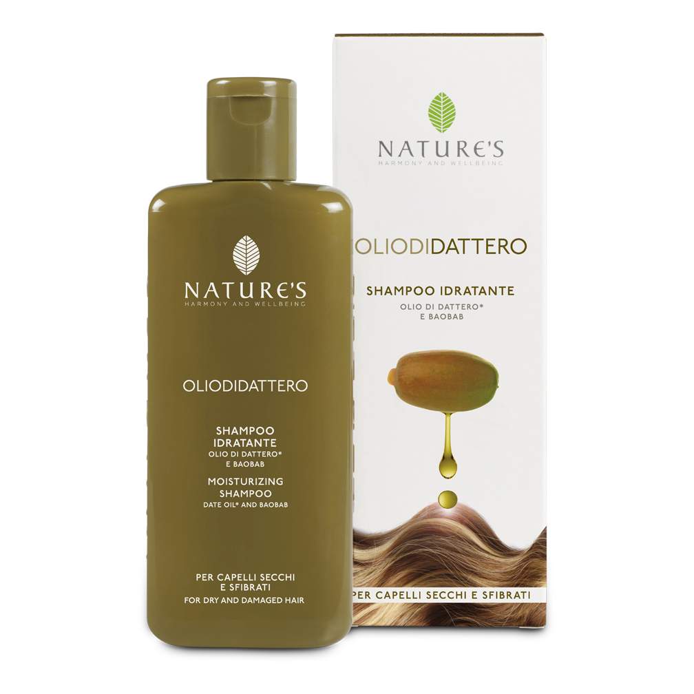 olio di dattero shampoo idratante