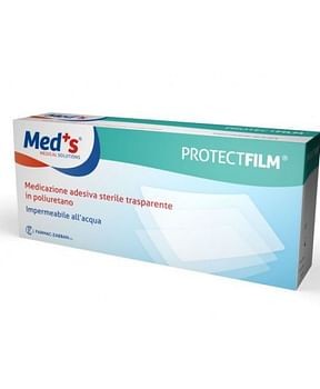 Meds protect film medicazione in poliuretano impermeabile adesiva 10 pezzi