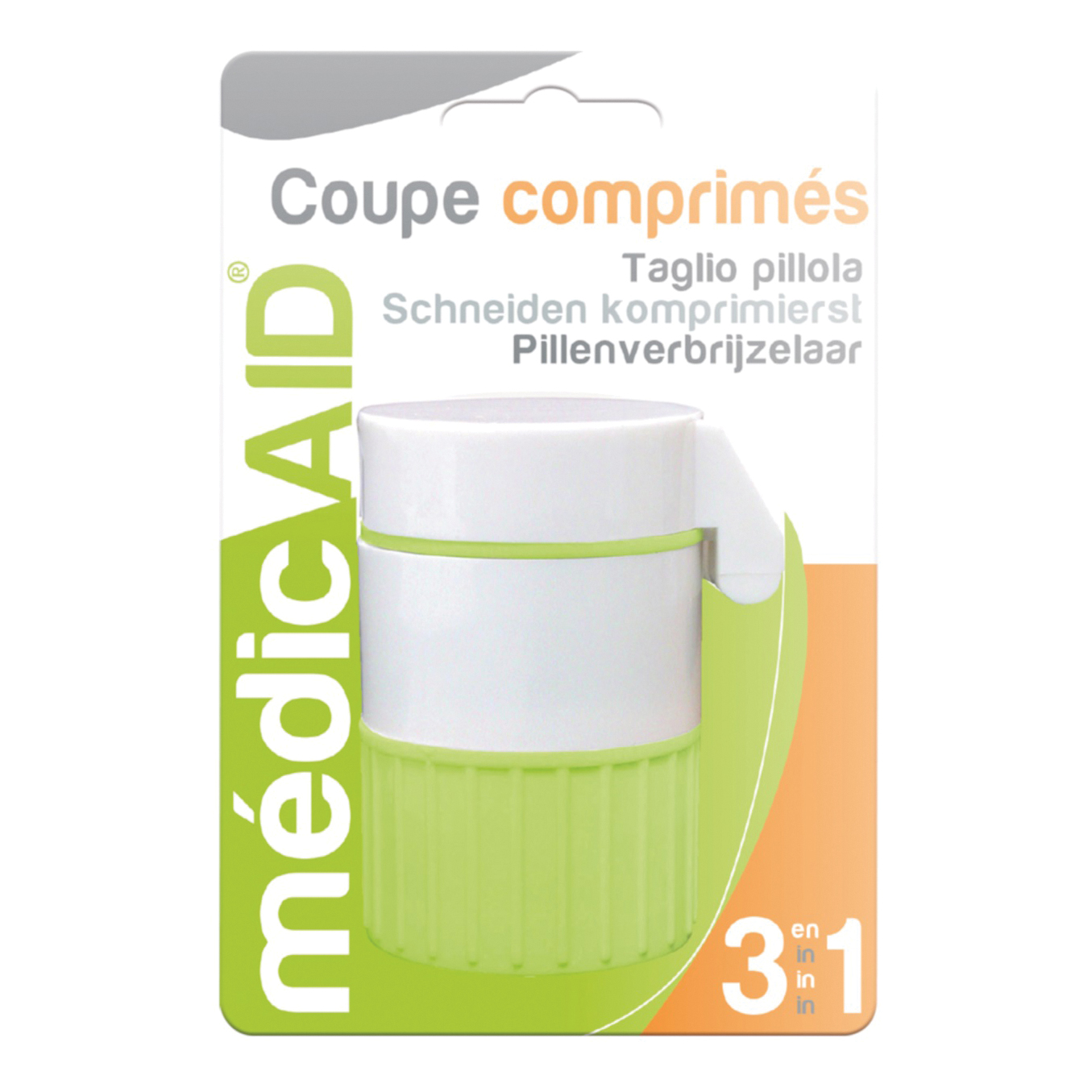 Medicaid taglia compresse 3 in 1