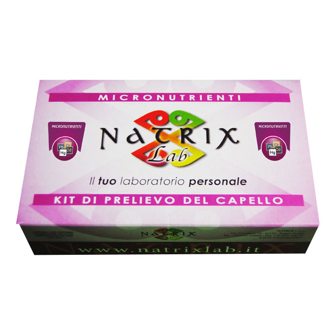 Kit di prelievo area micronutrienti viola capelli 1 pezzo
