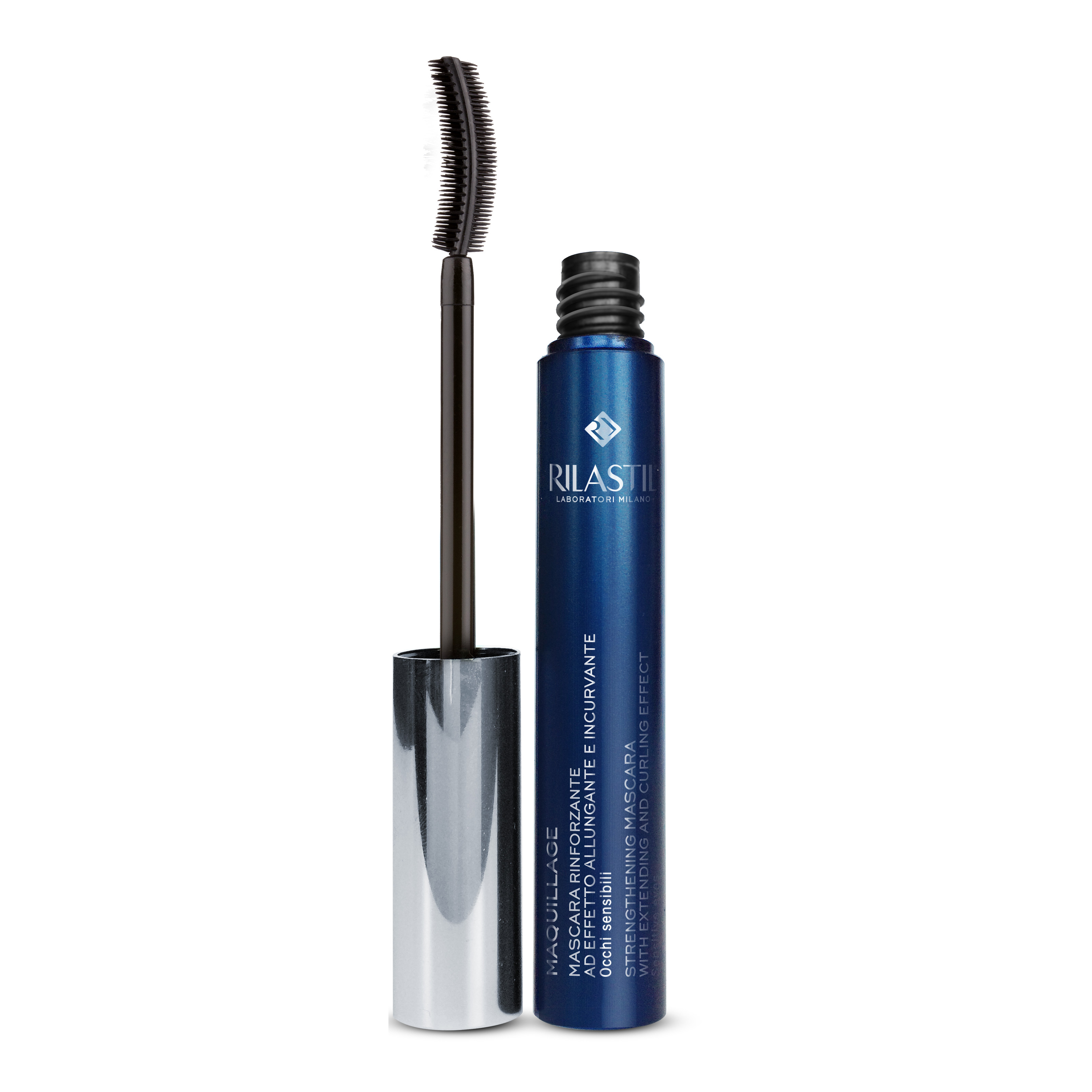 Rilastil maquillage mascara rinforzante ad effetto allungante e incurvante
