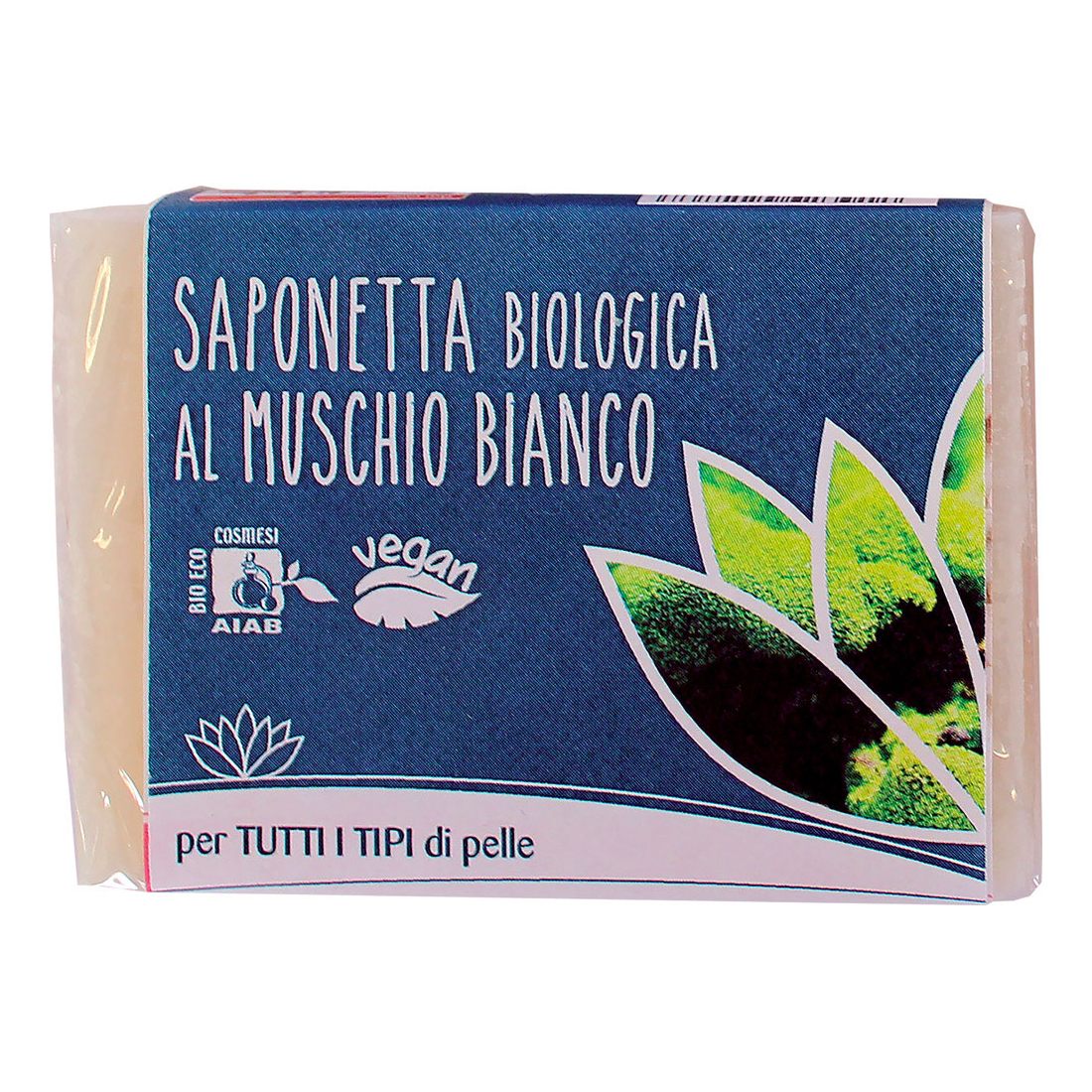 Saponetta muschio bianco bio