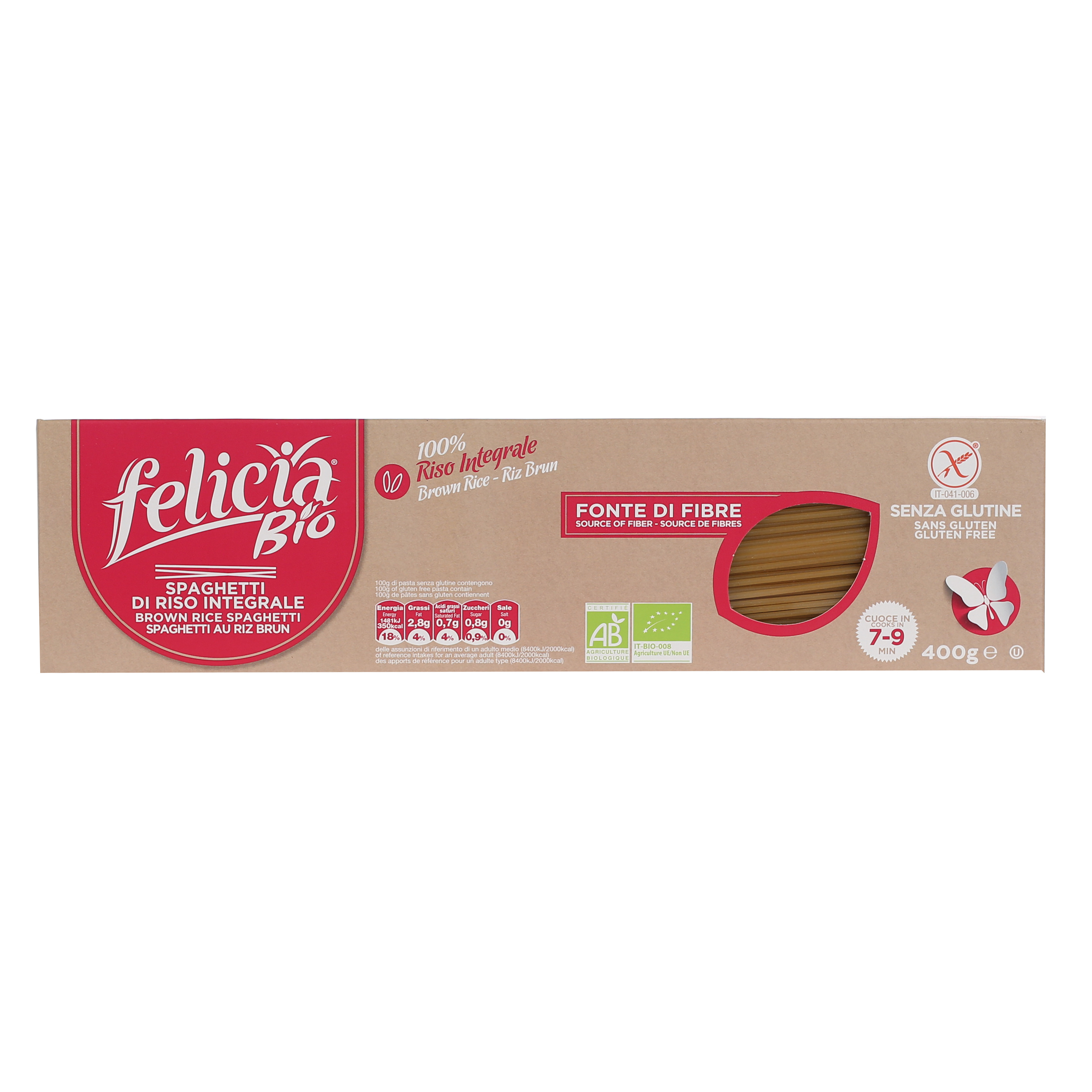 Felicia Bio Integrale Spaghetti 400g