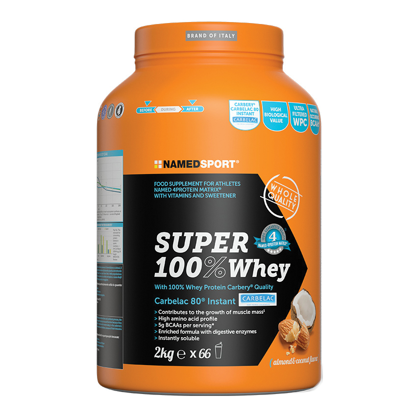 Super100% whey coconut/almond 2 kg