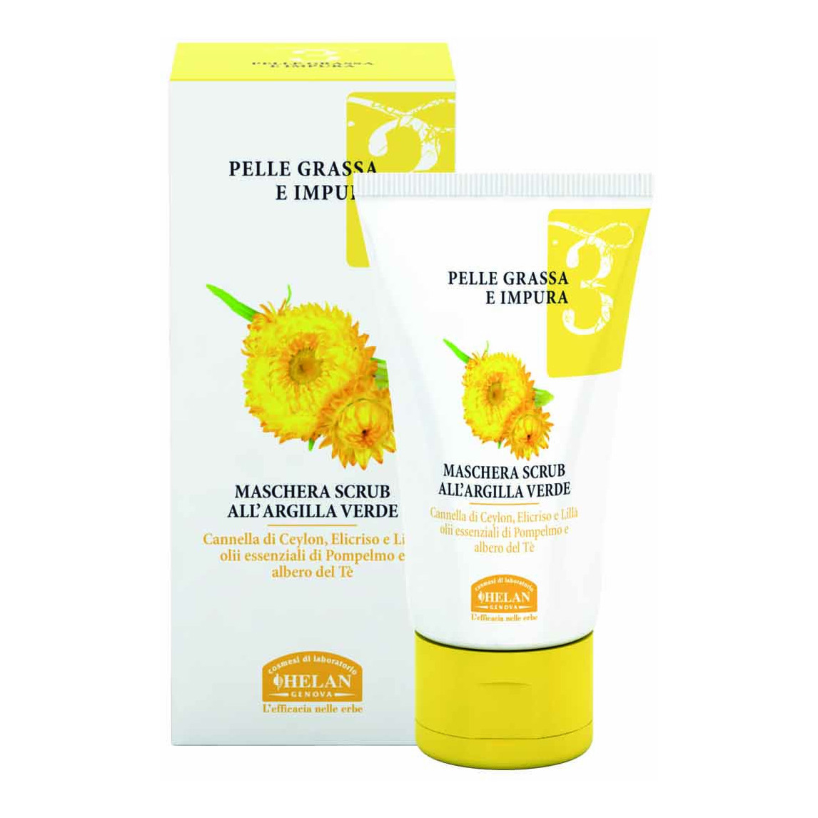 Linea 3 masch scrub argilla verde