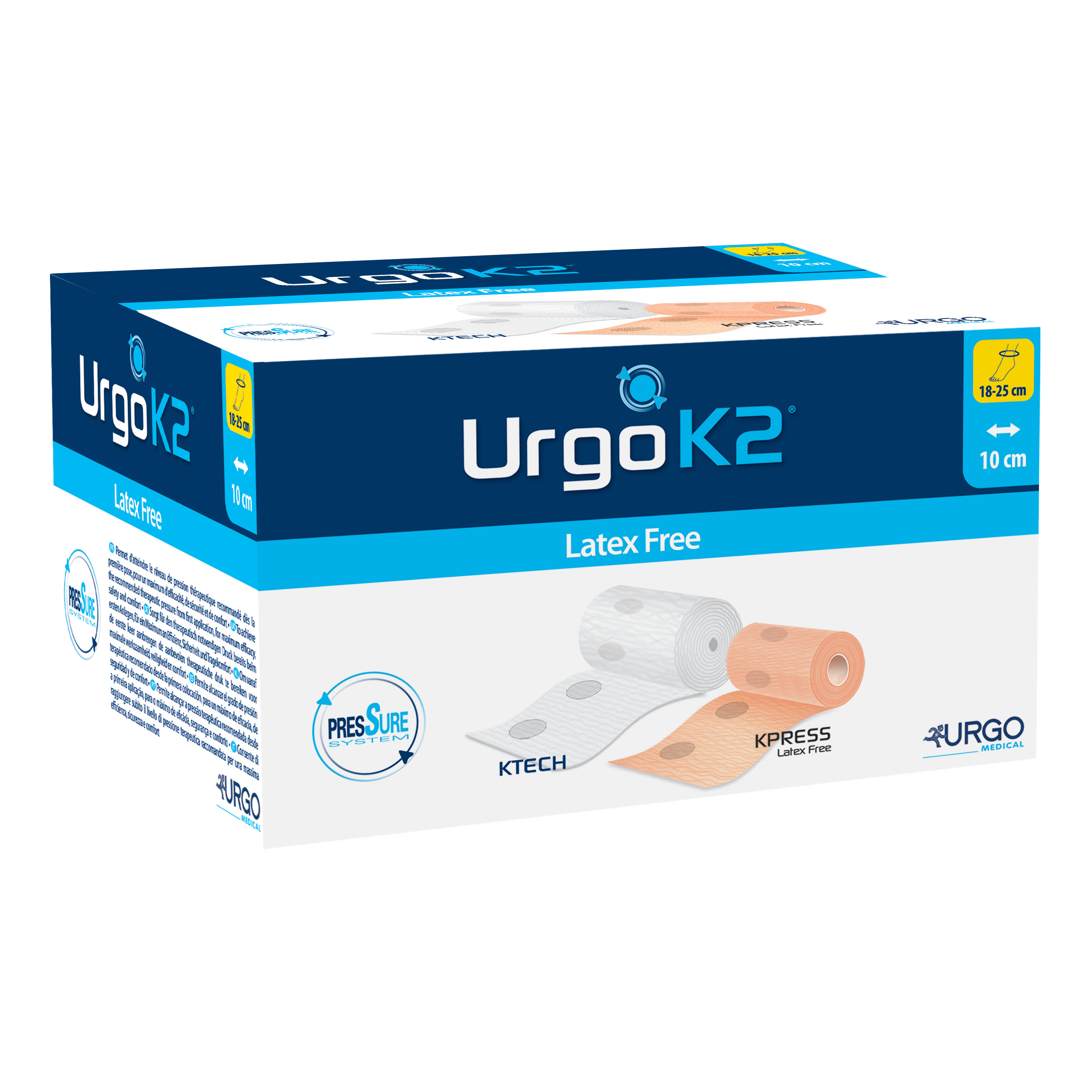Urgo K2 Latex Free 25x32 2pezzi