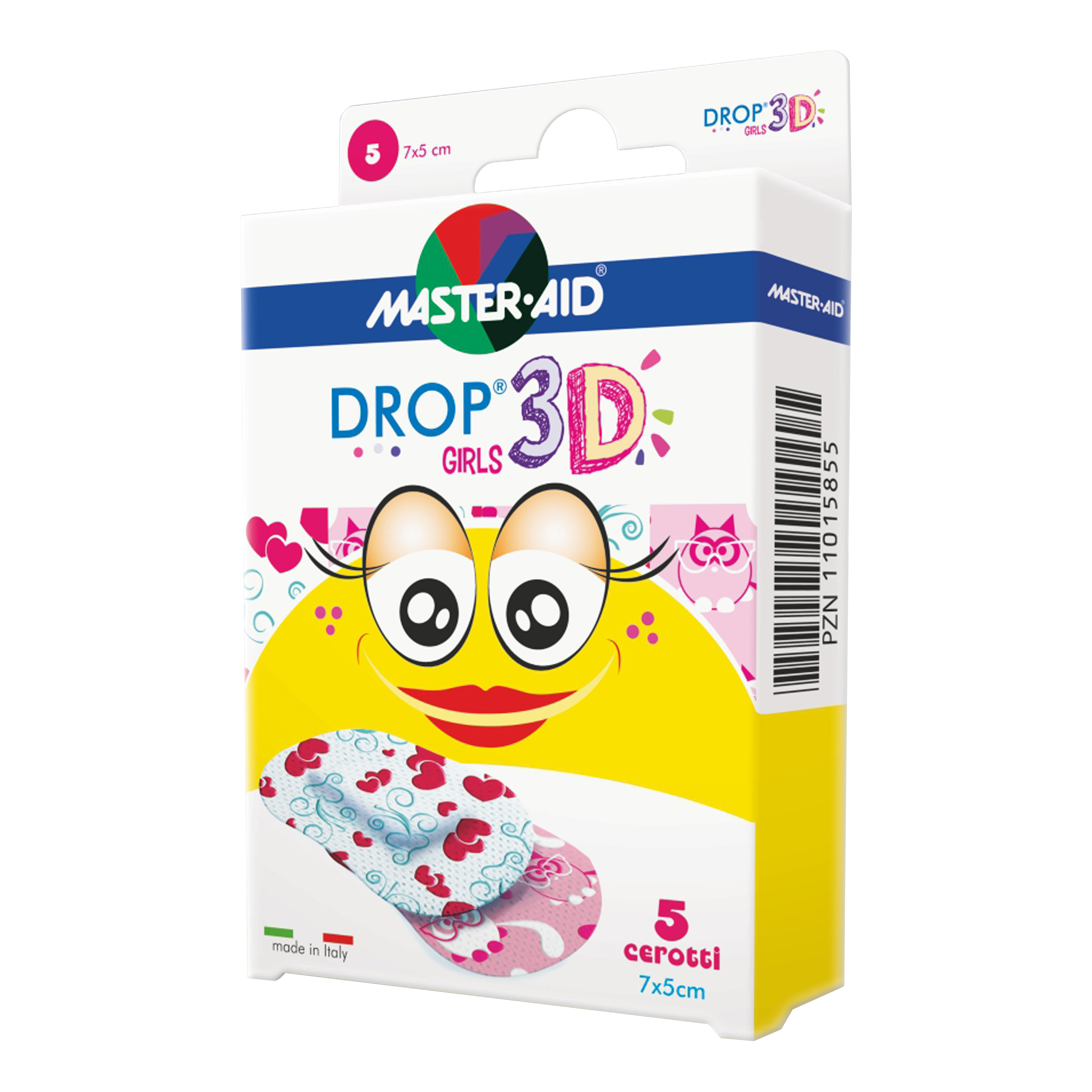 Drop 3d girl 5 Cerotto 7x5cm