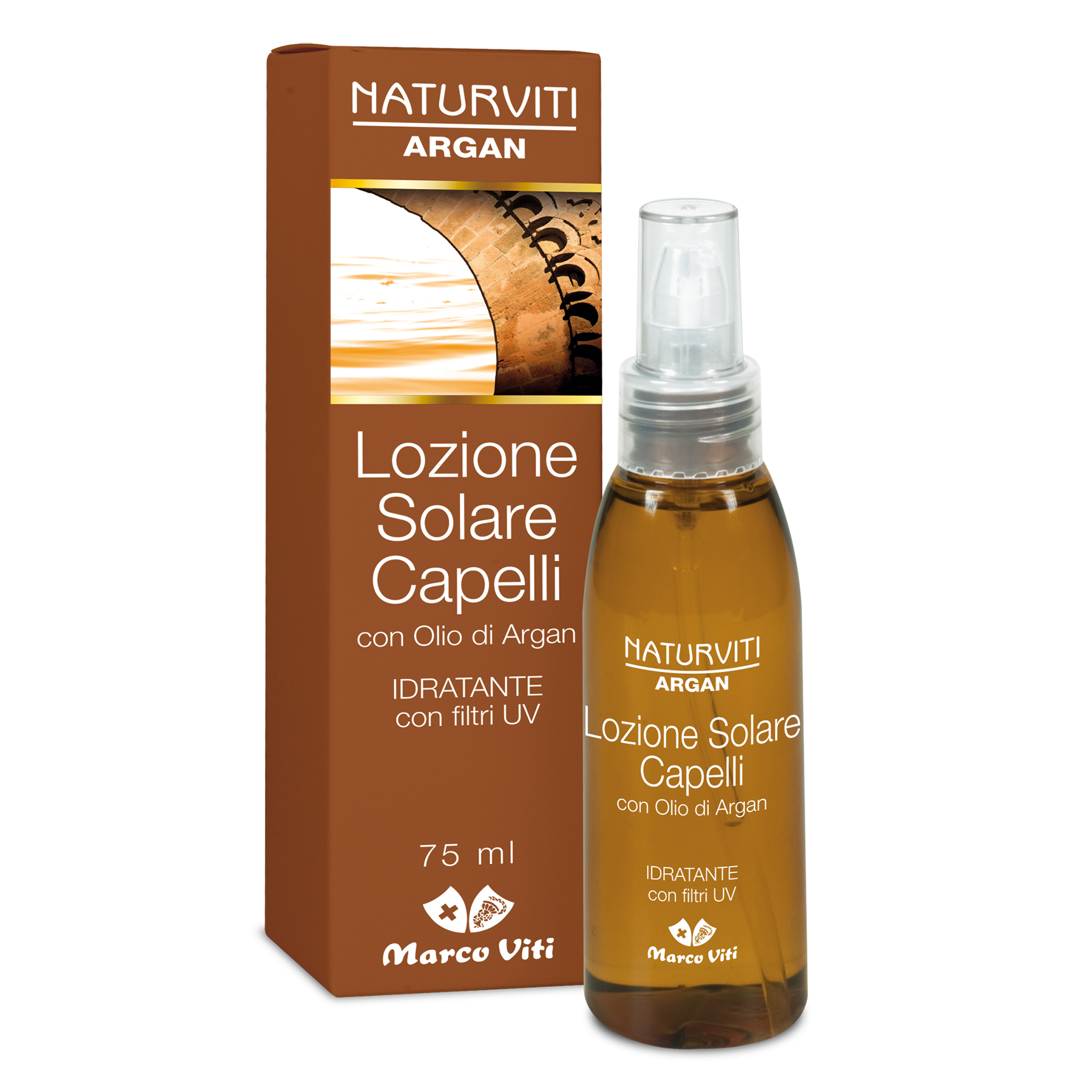 Argan lozione solare capelli