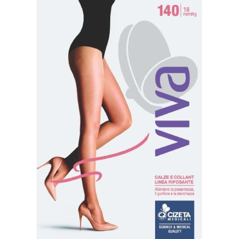 Viva 140 collant at maglia a rete pc nero 1