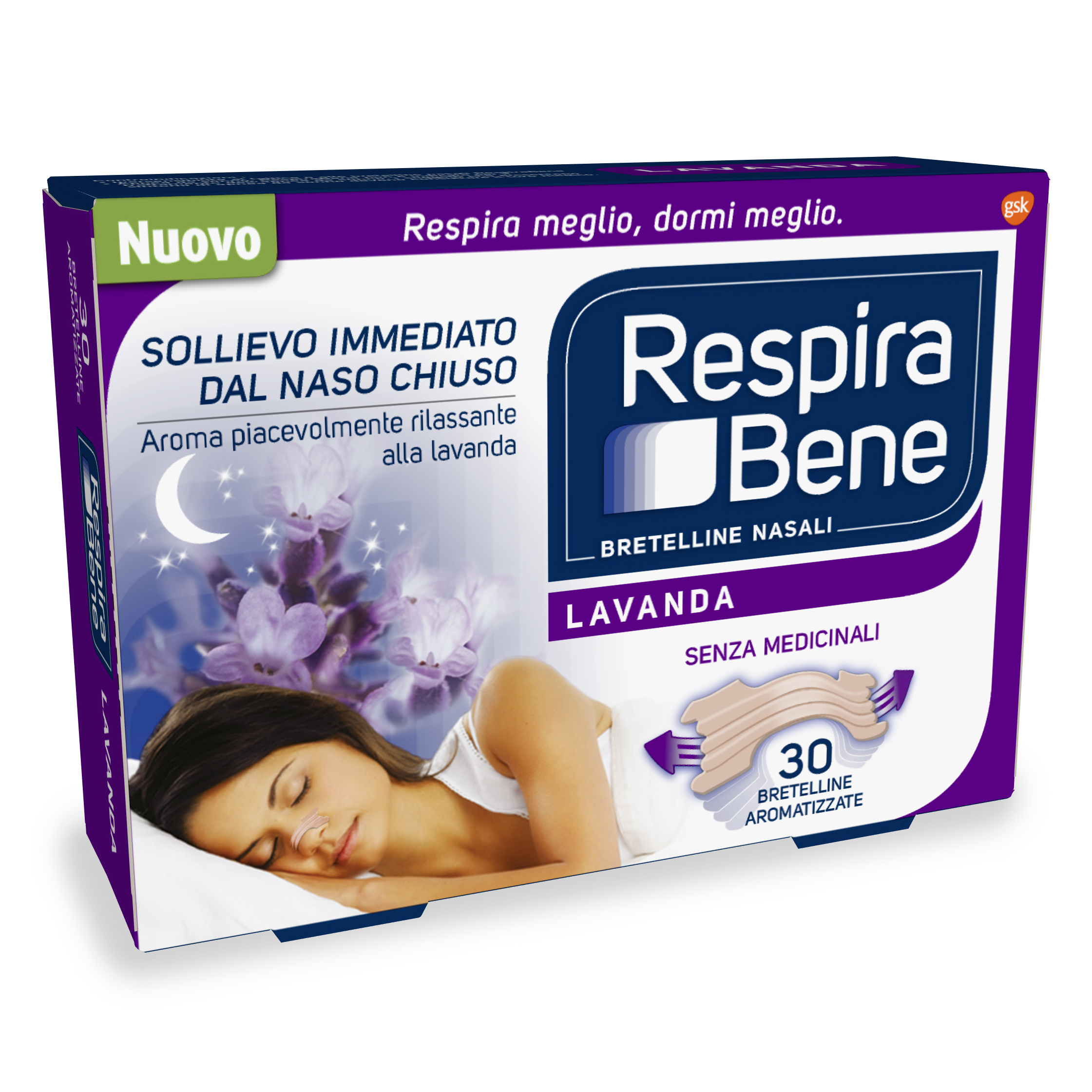Respirabene Cerotto Nasale Lavanda 30pezzi