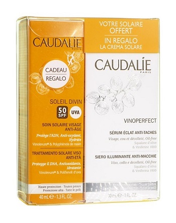 Vinoperfect cofanetto siero + solare 25 ml 2016 siero 30 ml + crema solare spf50 25 ml