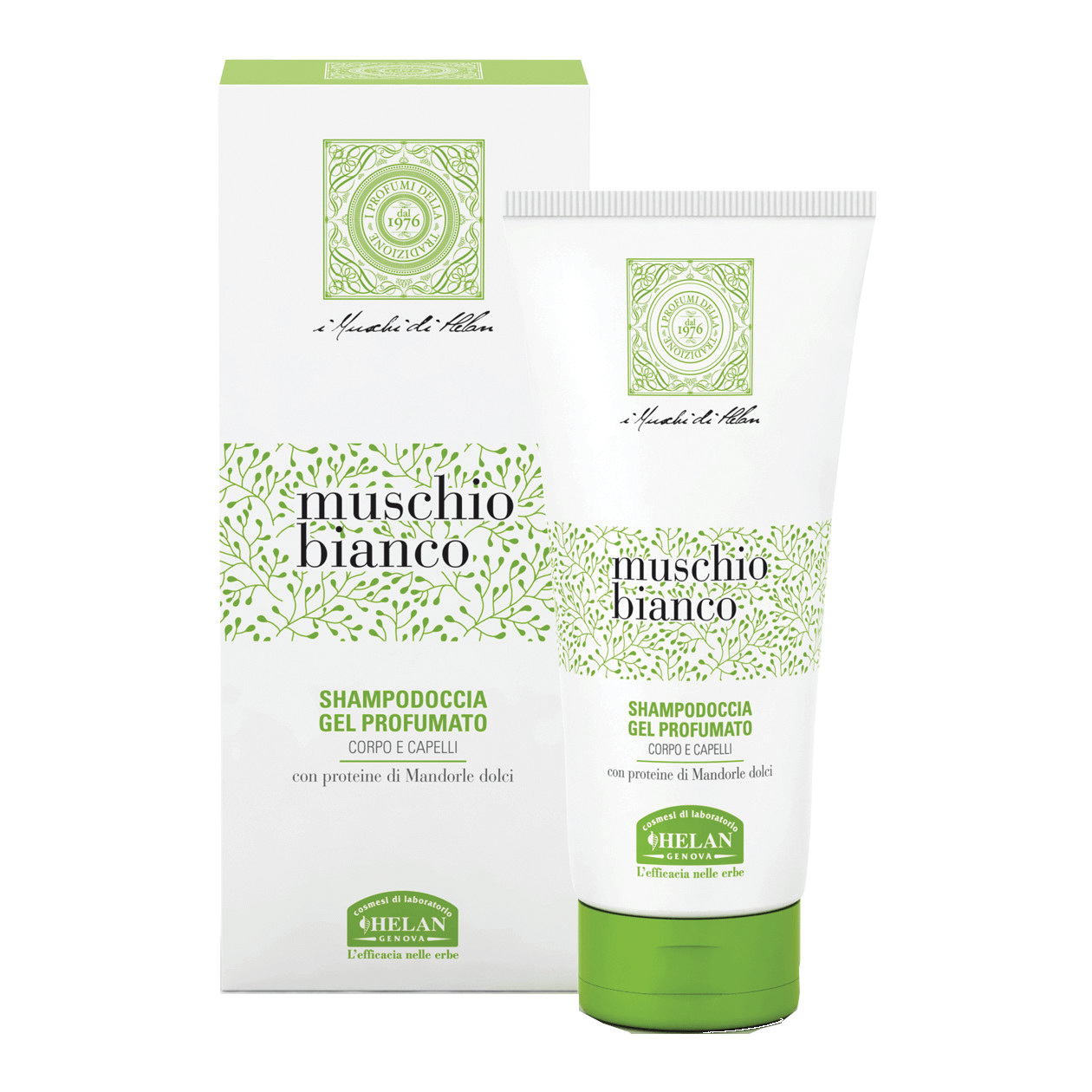 Muschio bianco shampoo doccia