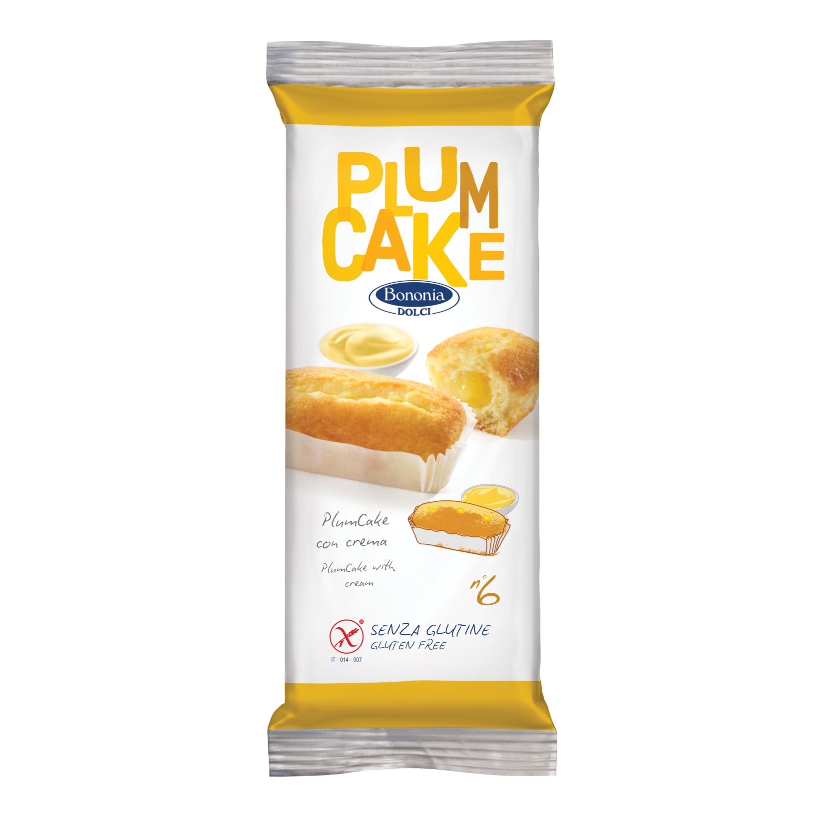 Bononia plumcake crema 6x45g