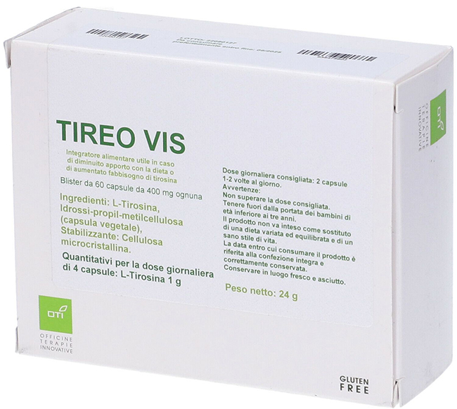 Tireovis Integratore 60 Capsule 400mg Oti