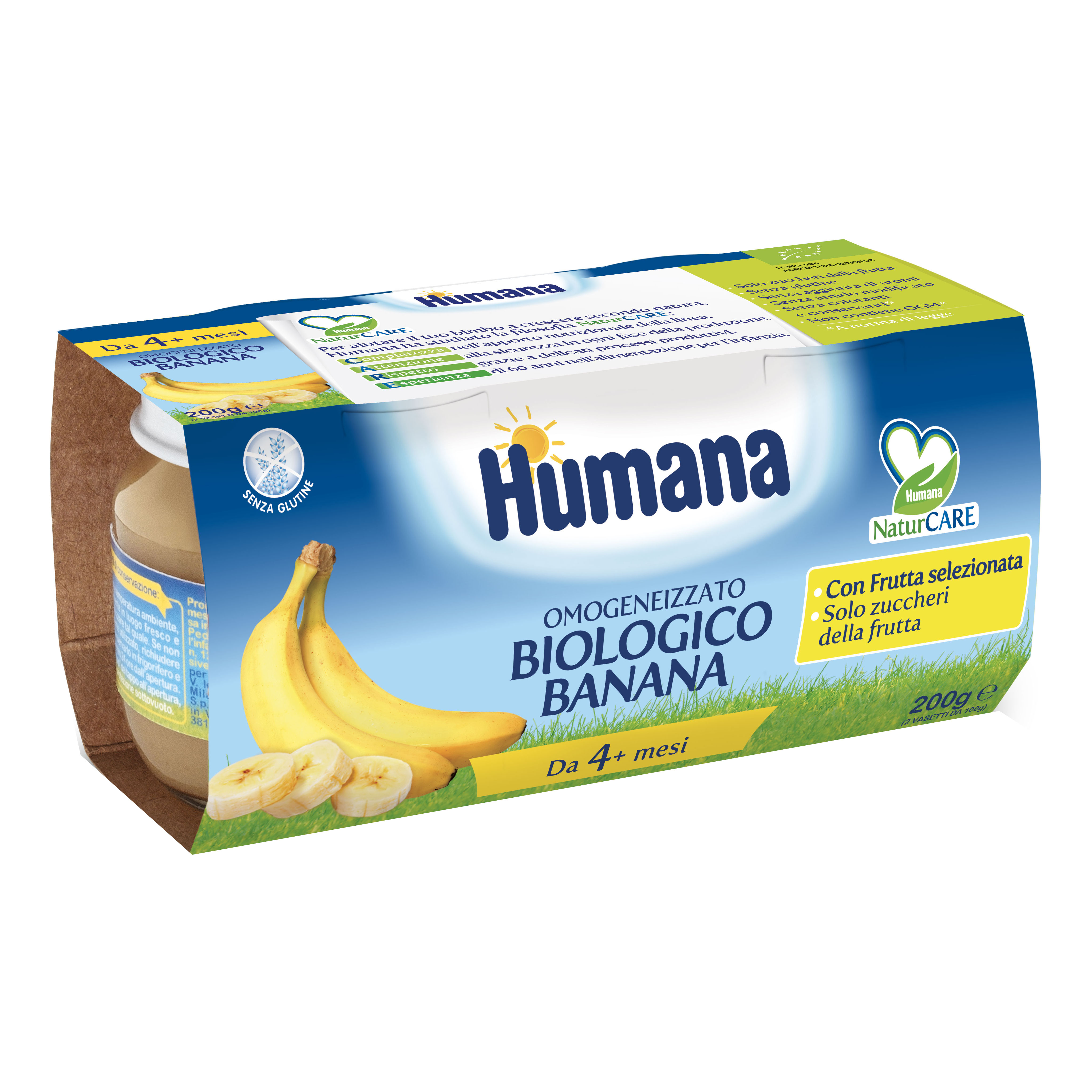 Omo humana banana 2x100g
