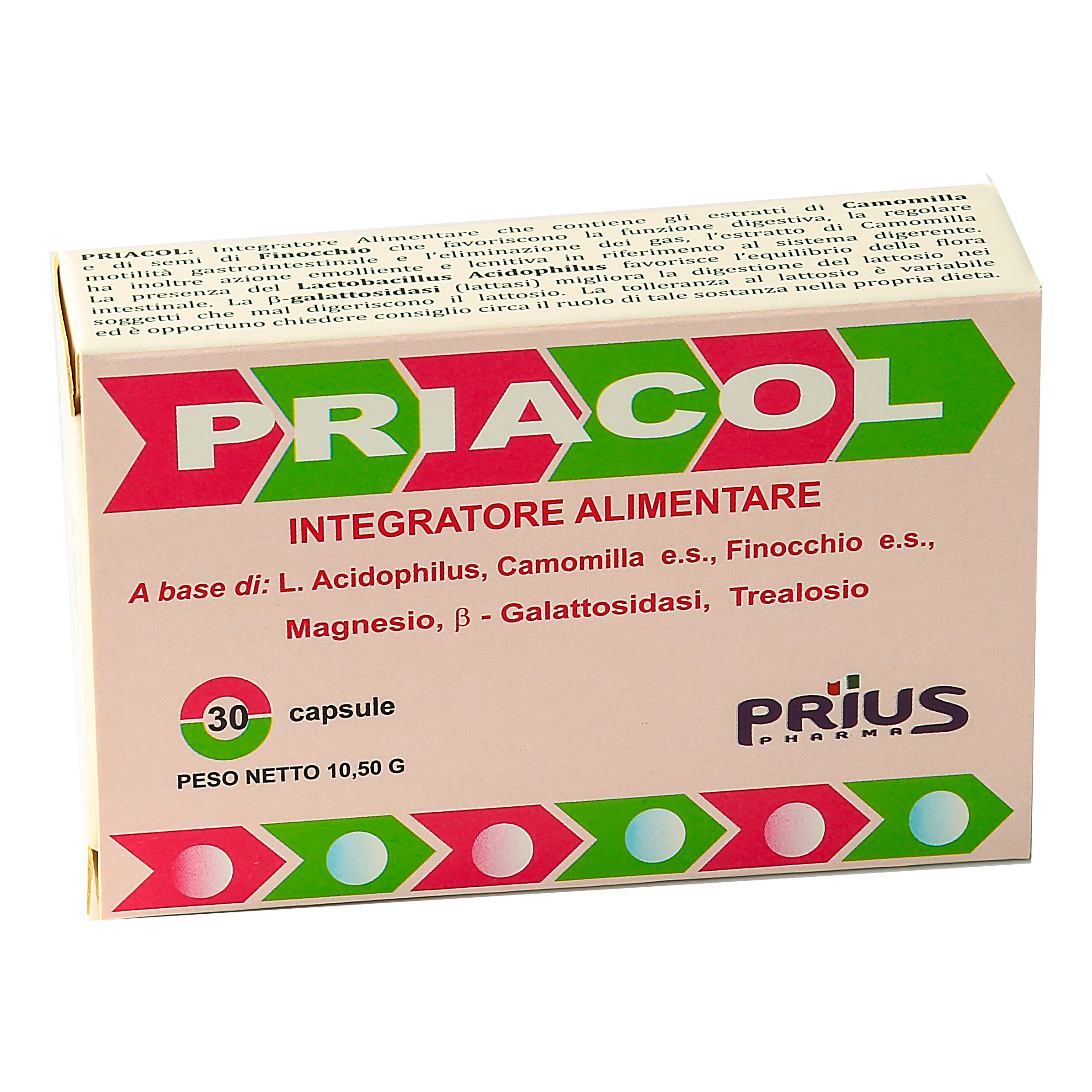 Priacol 30 capsule due blister da 15 capsule