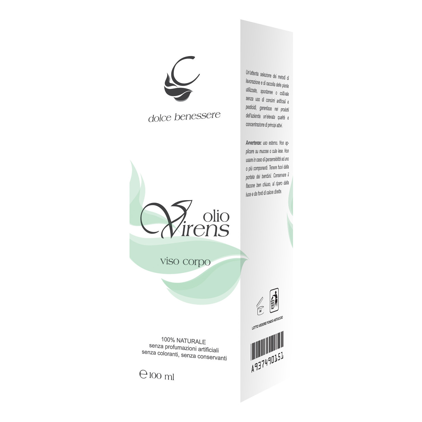 Olio virens caira 100 ml